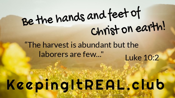 Be the hands and feet of Christ on earth.