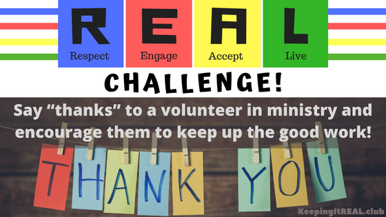 Challenge: Thank a Volunteer